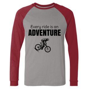 Long Sleeve Jersey Baseball Tee Thumbnail