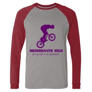 Long Sleeve Jersey Baseball Tee Thumbnail