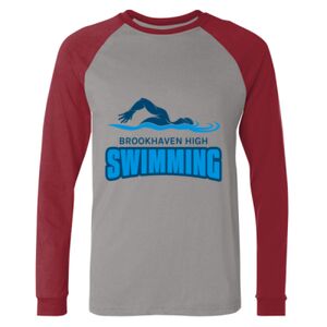 Long Sleeve Jersey Baseball Tee Thumbnail