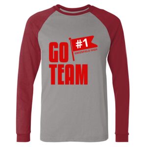 Long Sleeve Jersey Baseball Tee Thumbnail