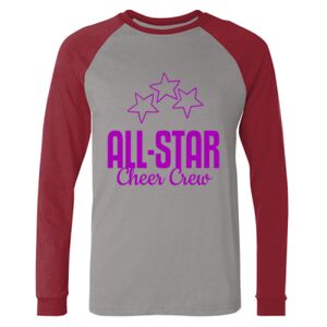 Long Sleeve Jersey Baseball Tee Thumbnail