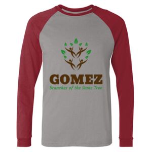 Long Sleeve Jersey Baseball Tee Thumbnail