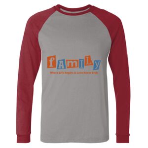 Long Sleeve Jersey Baseball Tee Thumbnail