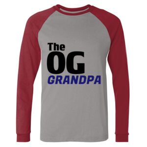 Long Sleeve Jersey Baseball Tee Thumbnail
