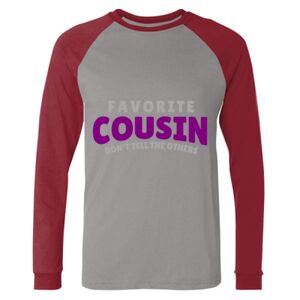 Long Sleeve Jersey Baseball Tee Thumbnail