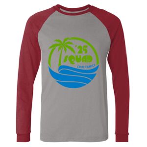 Long Sleeve Jersey Baseball Tee Thumbnail