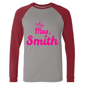 Long Sleeve Jersey Baseball Tee Thumbnail