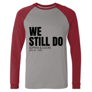 Long Sleeve Jersey Baseball Tee Thumbnail