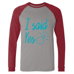 Long Sleeve Jersey Baseball Tee Thumbnail