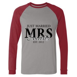 Long Sleeve Jersey Baseball Tee Thumbnail