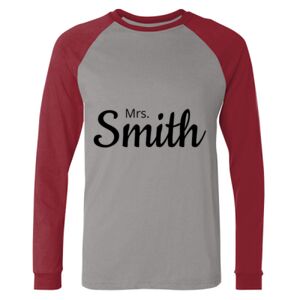 Long Sleeve Jersey Baseball Tee Thumbnail