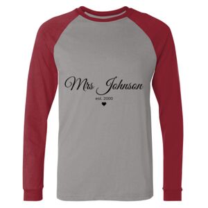 Long Sleeve Jersey Baseball Tee Thumbnail