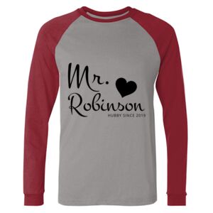 Long Sleeve Jersey Baseball Tee Thumbnail