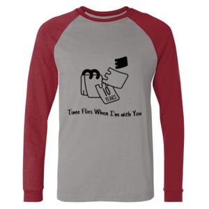 Long Sleeve Jersey Baseball Tee Thumbnail