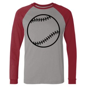 Long Sleeve Jersey Baseball Tee Thumbnail
