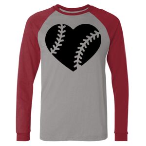 Long Sleeve Jersey Baseball Tee Thumbnail