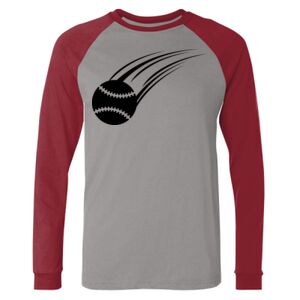 Long Sleeve Jersey Baseball Tee Thumbnail