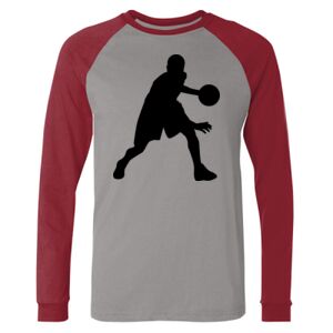 Long Sleeve Jersey Baseball Tee Thumbnail