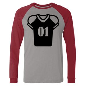 Long Sleeve Jersey Baseball Tee Thumbnail