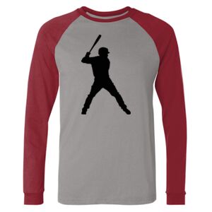 Long Sleeve Jersey Baseball Tee Thumbnail