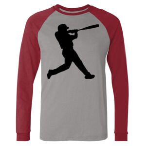 Long Sleeve Jersey Baseball Tee Thumbnail