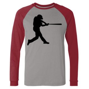 Long Sleeve Jersey Baseball Tee Thumbnail