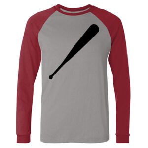 Long Sleeve Jersey Baseball Tee Thumbnail