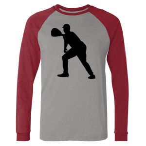 Long Sleeve Jersey Baseball Tee Thumbnail