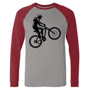Long Sleeve Jersey Baseball Tee Thumbnail
