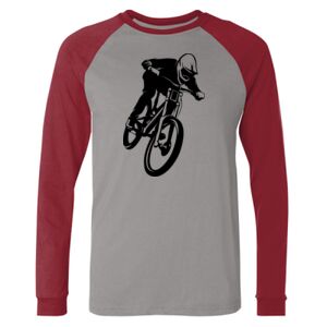 Long Sleeve Jersey Baseball Tee Thumbnail
