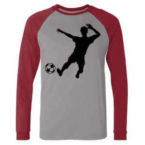 Long Sleeve Jersey Baseball Tee Thumbnail