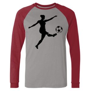 Long Sleeve Jersey Baseball Tee Thumbnail