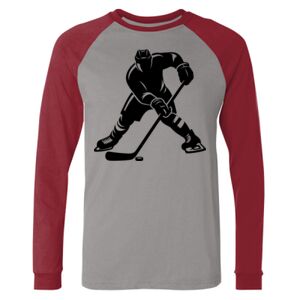 Long Sleeve Jersey Baseball Tee Thumbnail