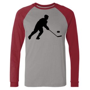Long Sleeve Jersey Baseball Tee Thumbnail