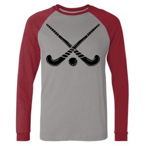 Long Sleeve Jersey Baseball Tee Thumbnail