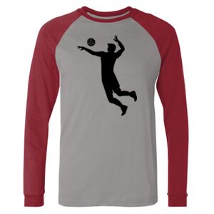 Long Sleeve Jersey Baseball Tee Thumbnail