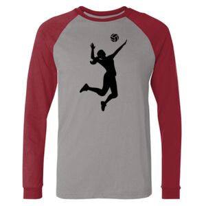 Long Sleeve Jersey Baseball Tee Thumbnail