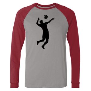 Long Sleeve Jersey Baseball Tee Thumbnail