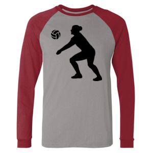 Long Sleeve Jersey Baseball Tee Thumbnail