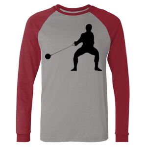 Long Sleeve Jersey Baseball Tee Thumbnail
