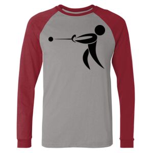 Long Sleeve Jersey Baseball Tee Thumbnail