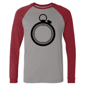 Long Sleeve Jersey Baseball Tee Thumbnail