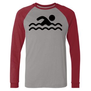 Long Sleeve Jersey Baseball Tee Thumbnail