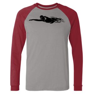 Long Sleeve Jersey Baseball Tee Thumbnail