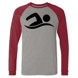 Long Sleeve Jersey Baseball Tee Thumbnail