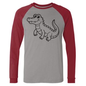 Long Sleeve Jersey Baseball Tee Thumbnail