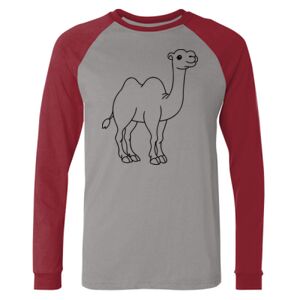 Long Sleeve Jersey Baseball Tee Thumbnail