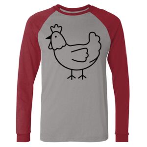 Long Sleeve Jersey Baseball Tee Thumbnail