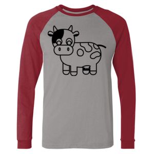 Long Sleeve Jersey Baseball Tee Thumbnail