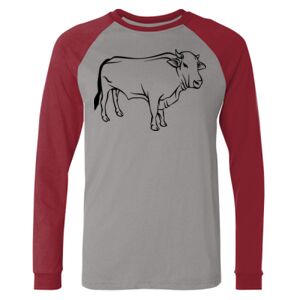 Long Sleeve Jersey Baseball Tee Thumbnail